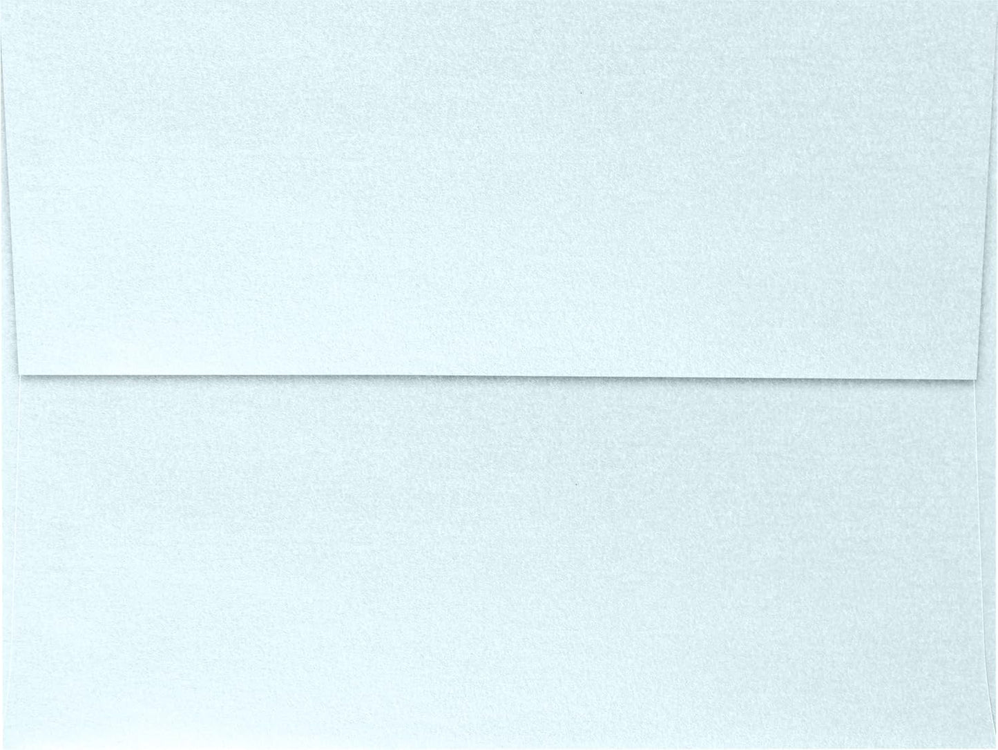 LUXPaper A7 Invitation Envelopes | Peel & Press | 5 1/4" x 7 1/4" | Aquamarine Metallic | 80lb. Text | 250 Qty