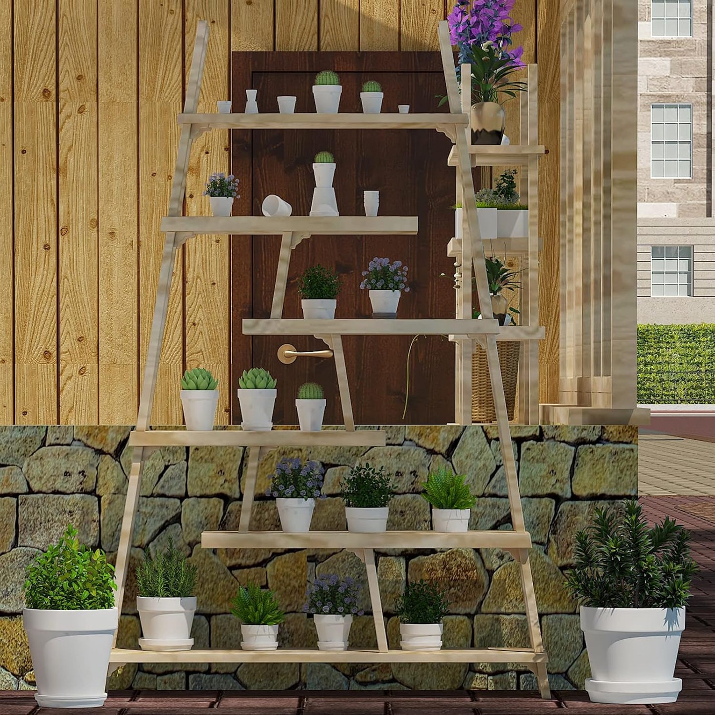 54 Pcs Small Mini White Clay Pots 2.1'' Terracotta Pot Clay Ceramic Pottery Planter Cactus Flower Pots Succulent Nursery Pots- Great for Window Boxes, Cactus, Plants, Crafts, Wedding Favors…