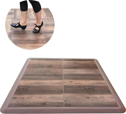 Dance Floor Tiles, Interlocking Dance Floor Tiles for Ballet, Tap, Jazz, and Irish Dance | Portable Dance Floor Tiles for Indoor Dance Flooring