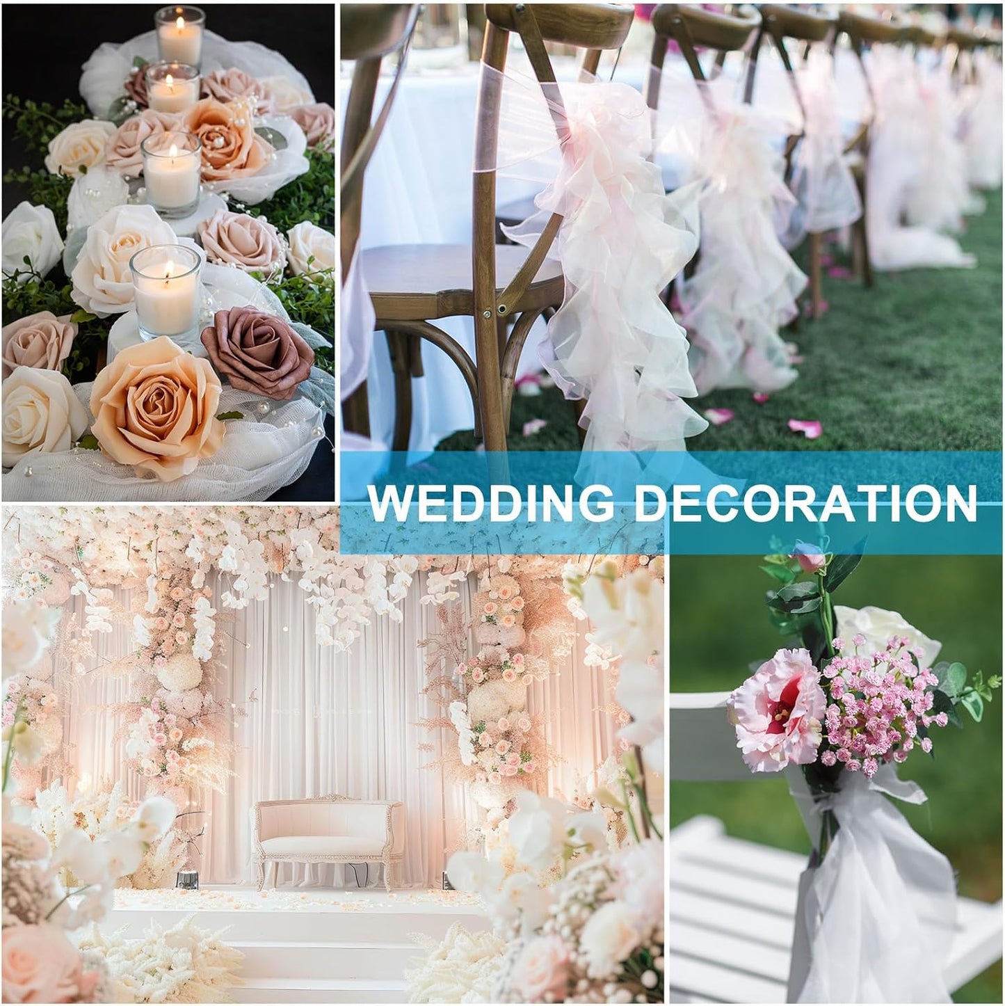 PATIKIL Tulle Fabric Rolls, 6 Inch by 10 Yards Fabric Spool Tulle Sparkling Ribbon Netting Sequin for DIY Tutu Skirts Crafts Wedding Party Decorations, Lake Blue