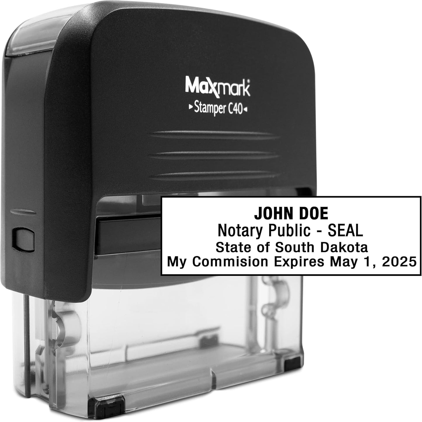 MaxMark Notary Stamp for State of South Dakota- Self Inking Stamp