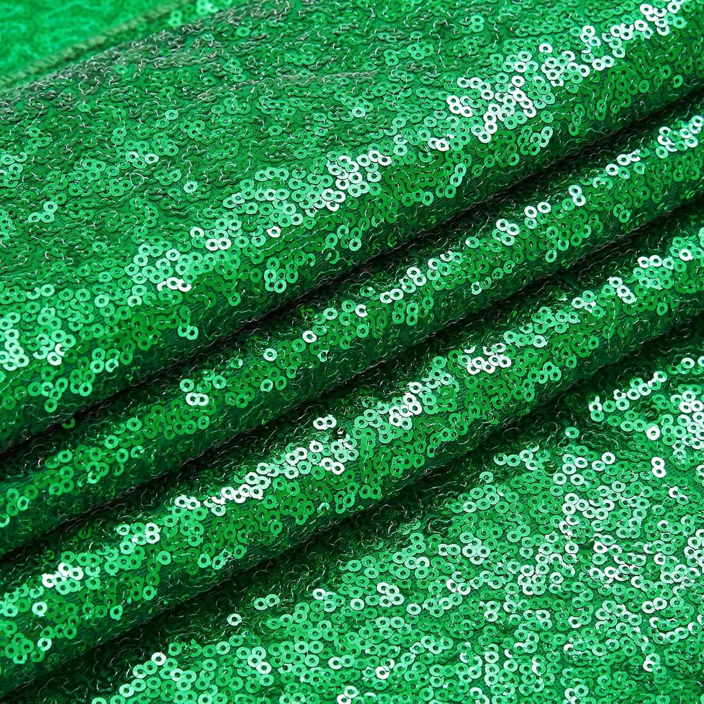 Dark Green 10ftx10ft Sequin Backdrop Curtain Glitter Christmas Background Drapes Sparkle Photography Backdrop for Party Bridal Birthday Decoration