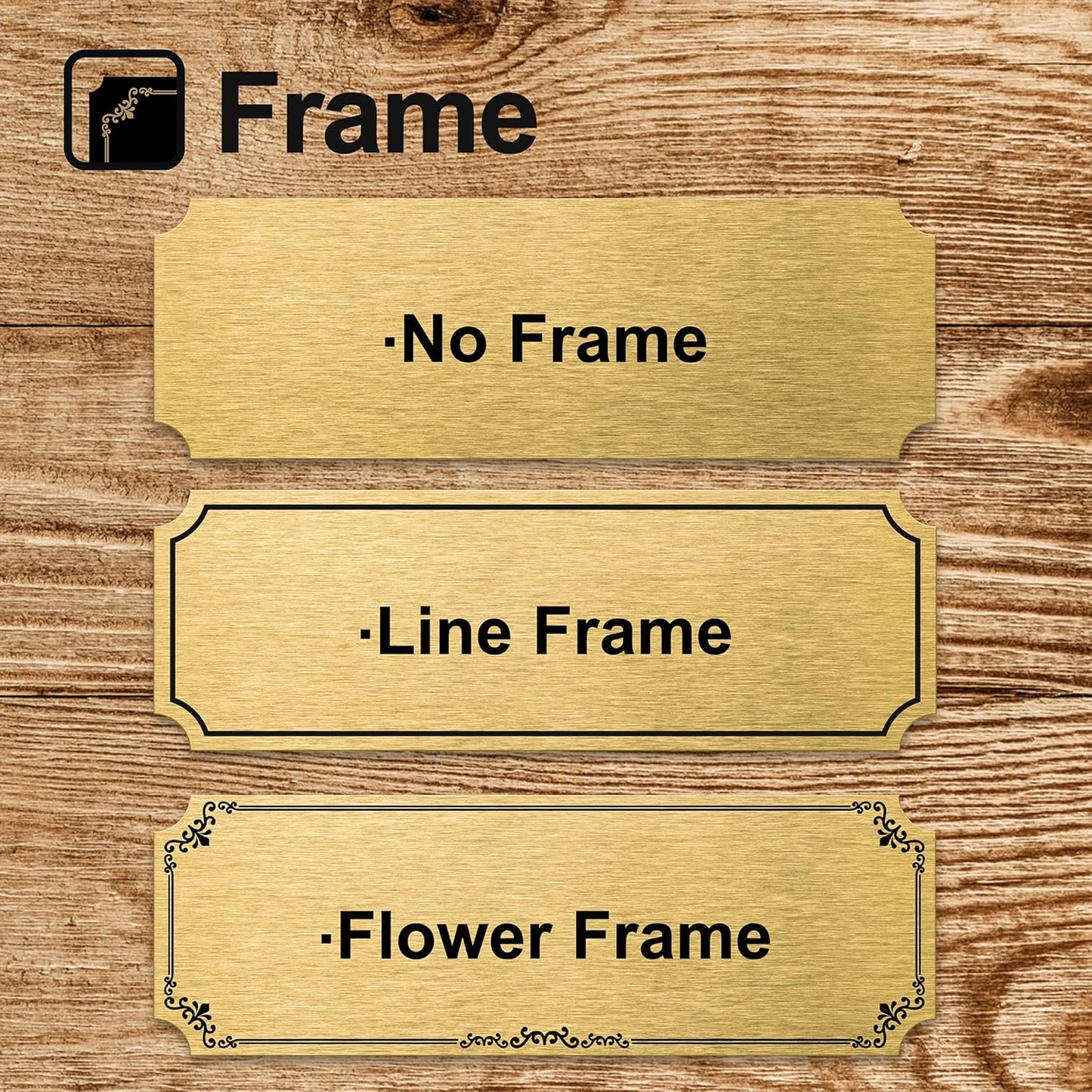 Personalized Name Plates, Solid Brass Engraved Plaque, Trophy Plates Engraved, Custom Name Plate with Adhesive Backing or Screws, 3" W x 1" H