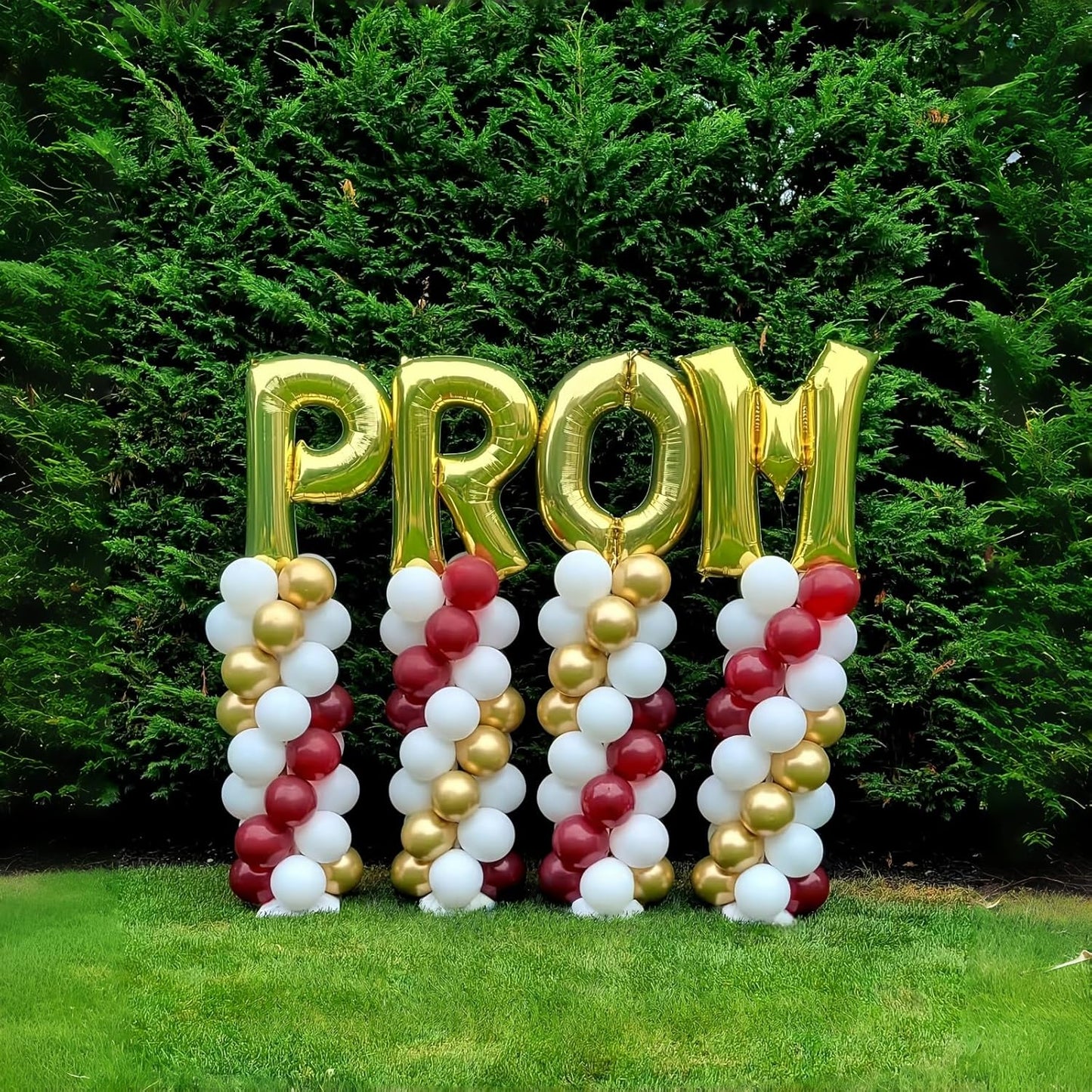 Giant P Alphabet Balloon Letters, Gold Self Inflating Custom Letter Balloons Birthday Decor, 40 Inch Helium Mylar Foil Name Word Balloons for Girls Men Anniversary Party Graduation Decoration Supplies