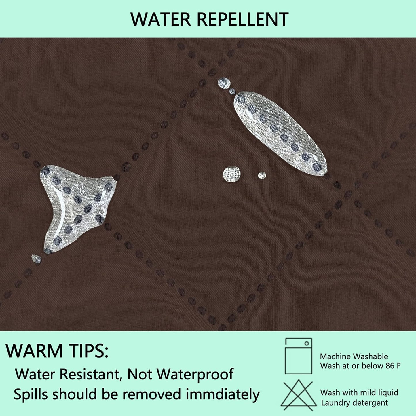 Reversible 4 Seater Sofa Cover 91 Inch Large Couch Cover Furniture Protector(Sofa XX-Large,Chocolate/Taupe)