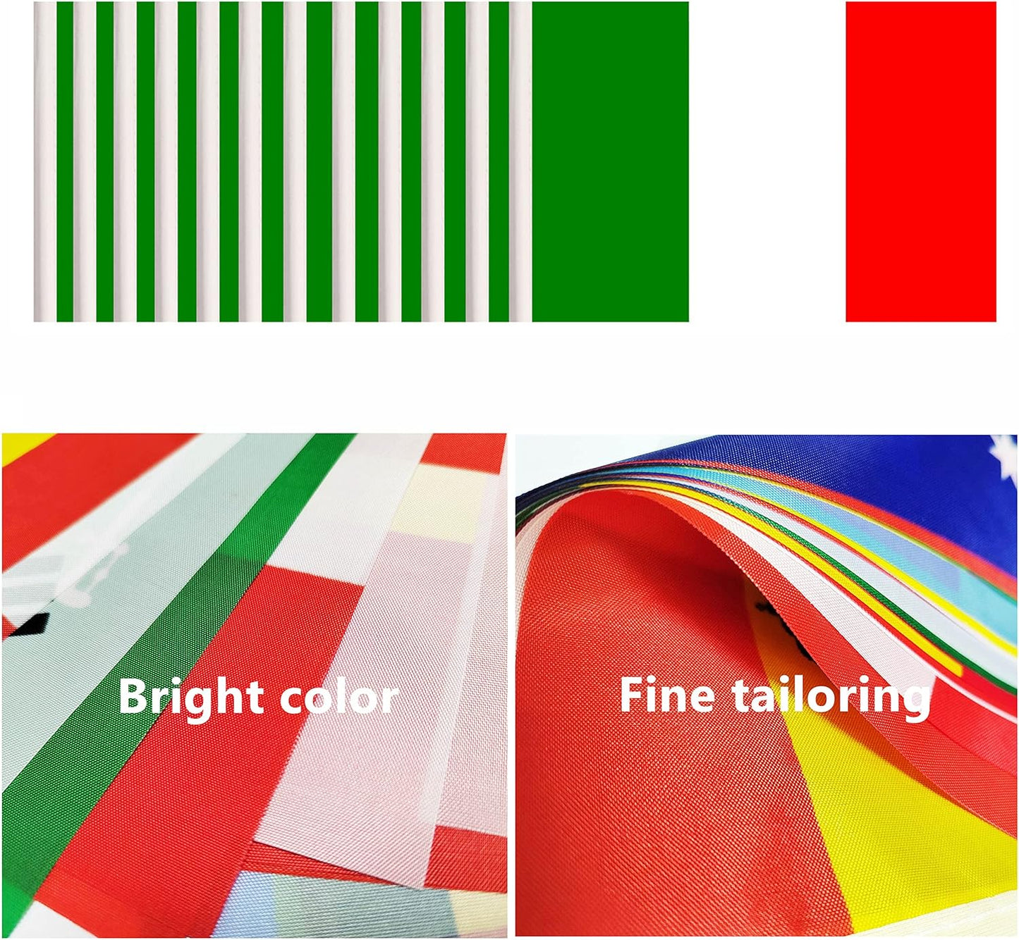 12 Pack Italy Desk Flags Set, Italian Small Mini Table Office Flags With 12" Solid Black Pole, Black Base and Spear Top, Miniature Desktop Flag, Home Decoration, Office Decoration, Festival