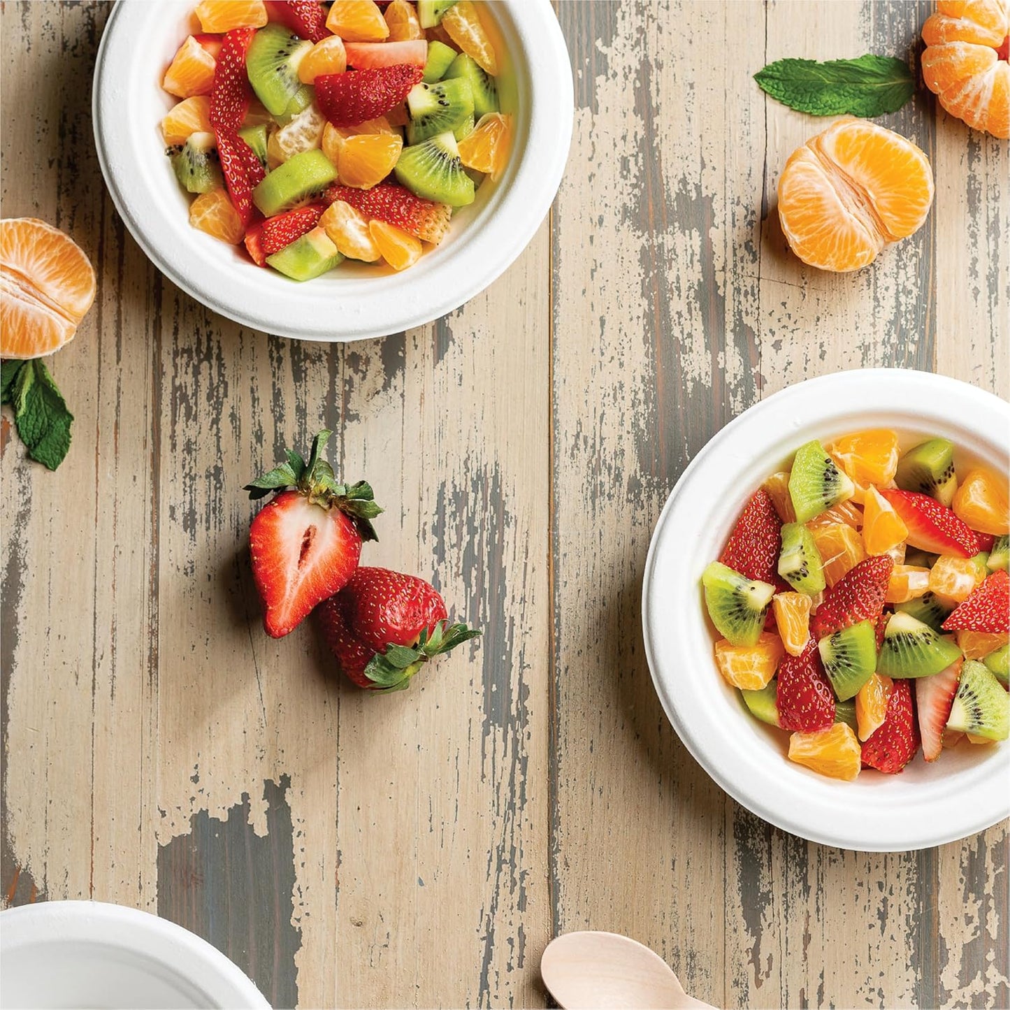 100% Compostable Paper Bowls 12 oz. [1000 Count] Heavy-Duty Soup Bowls - Natural Brown Color Unbleached Bagasse Bowls - Eco-Friendly Disposable Biodegradable Sugarcane - [Bulk Case 8/125 Pack]