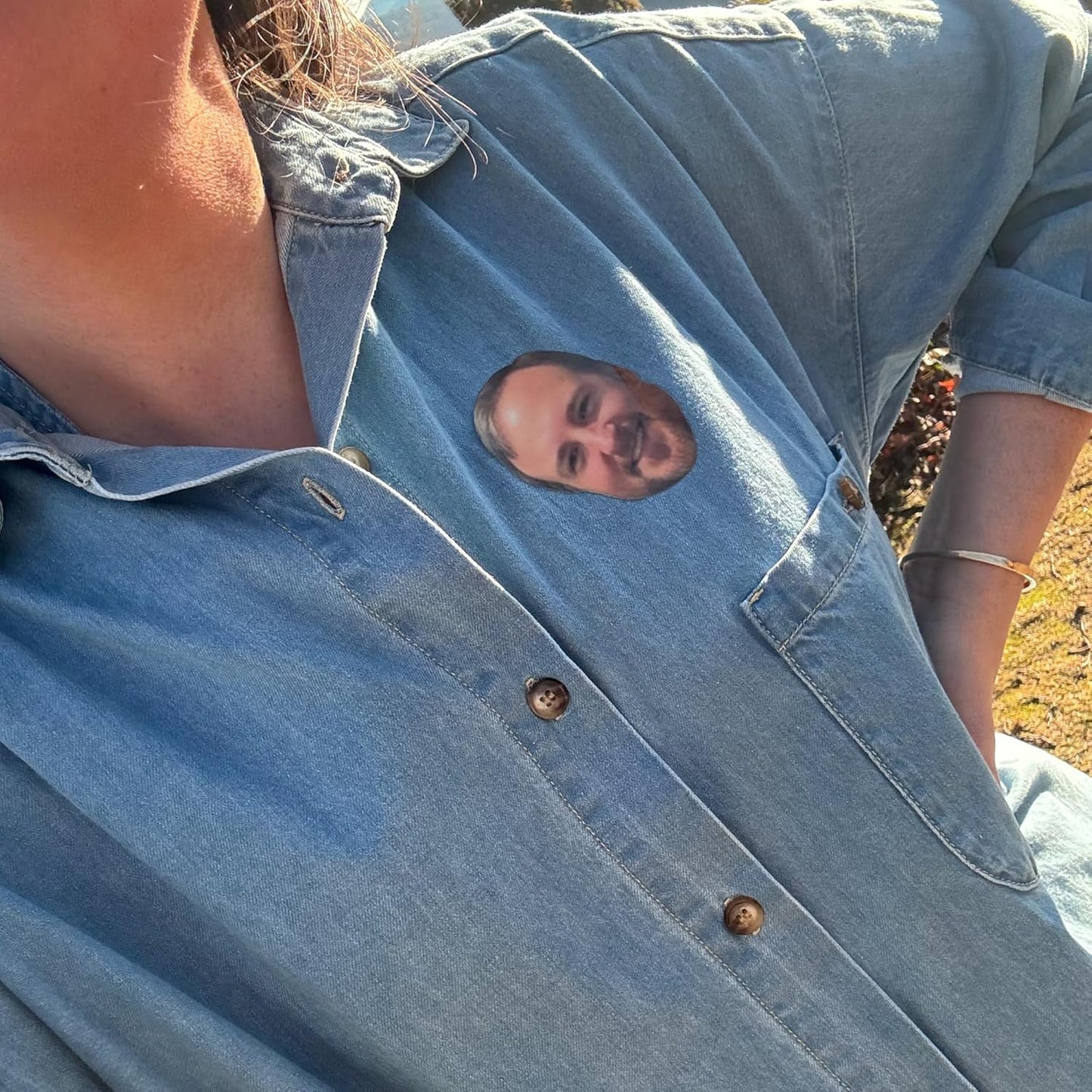 Big Dot of Happiness Custom Photo Party Favors - Fun Face Cut-Out Stickers - Set of 24