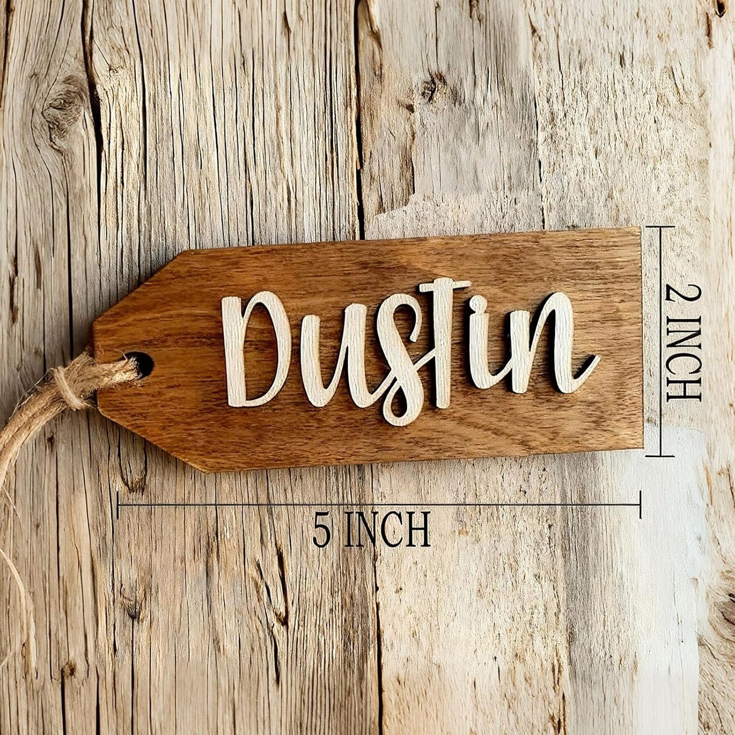 1Pcs Personalized Christmas Stocking Name Tags Custom Wooden Stocking Name Tag Customized Letters Tags Custom Xmas Stockings Hanging Tag Gifts for Christmas Stockings