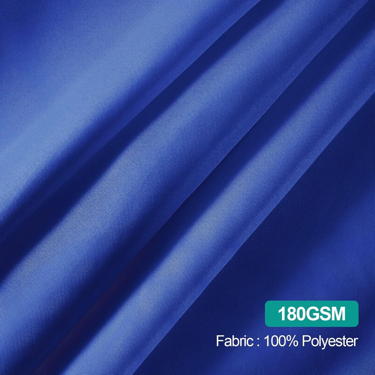 EMART Round Tablecloth Blue (4 Pack) 120 inch Circular Polyester Table Cover for Wedding Decor, Birthday Party, Banquet and Formal Events