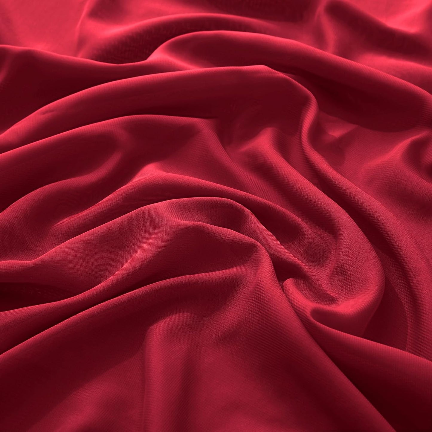 VACVELT Wedding Arch Draping Fabric - Burgundy Chiffon, 1 Panel Sheer Drapes, 30 Inch x 20ft Chiffon Backdrop Curtain, Outdoor Sheer Drapery for Ceremony Party Ceiling