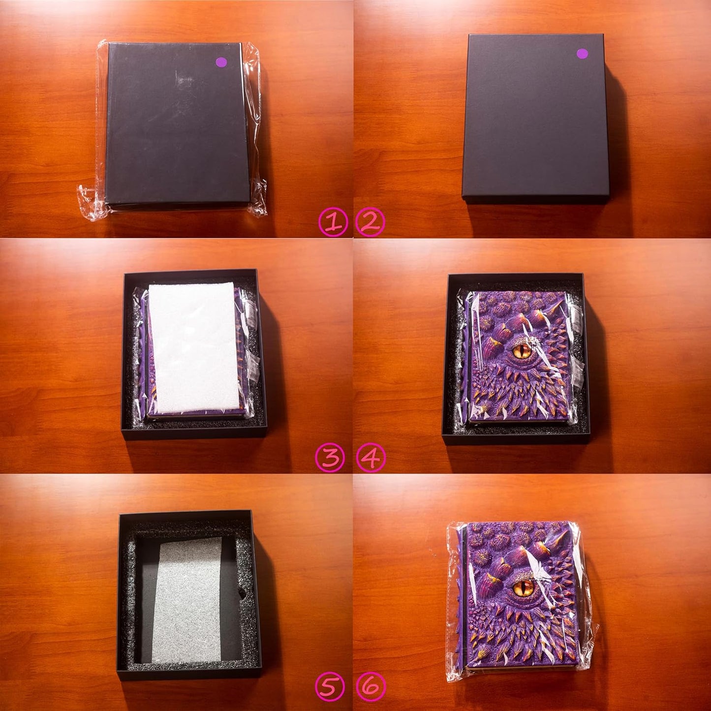 3D Dragon Eye Embossed Journal,Resin Engraving Notebook,Dnd notebook for Dragon Lovers ，Blank Paper,Hardcover Travel Notepad for Writing,Sketchbook,Collection,Gift,Decoration A4 and A5 Size