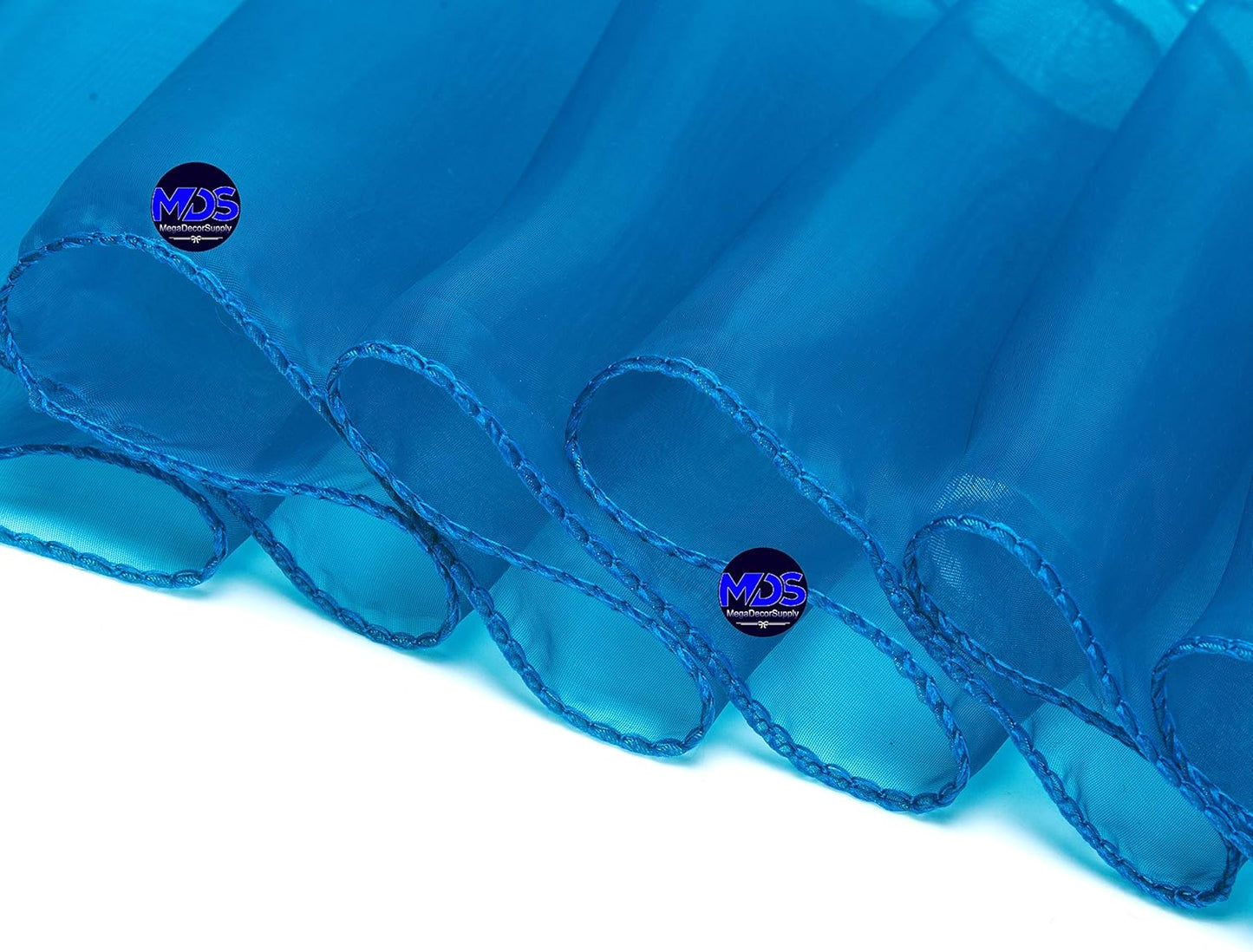 MDS Pack of 300 PCS Organza Chair Sashes Wider Dining Chair Bows Ribbon Tie Back for Wedding Party Birthday Bridal Shower Reception Event Banquet Home Chair Cover Decoration - Dark Teal