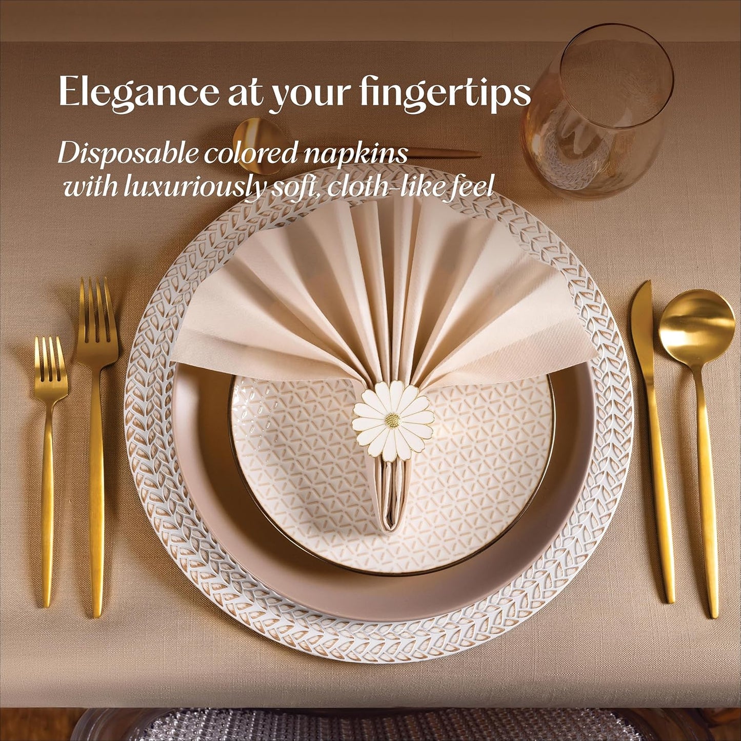 50-Pack Disposable Linen-Feel Burgundy Napkins, 12" x 17" Cloth-Like Paper Dinner Napkins For Wedding, Bathroom, Party Or Event