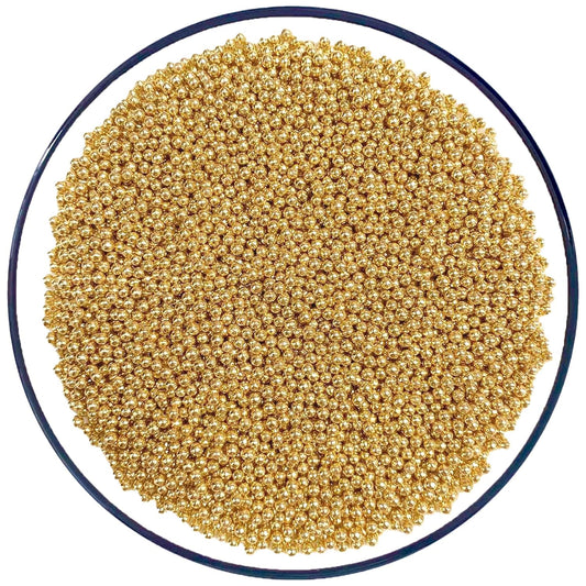 Sentovac Gold Nonpareils Sprinkles Edible 2mm Mini Peals Cake Decorating Sugar Candy Cookie Cake Cupcake Topper Ice Cream Baking Decorations Halloween Christmas Valentines Wedding Supplies