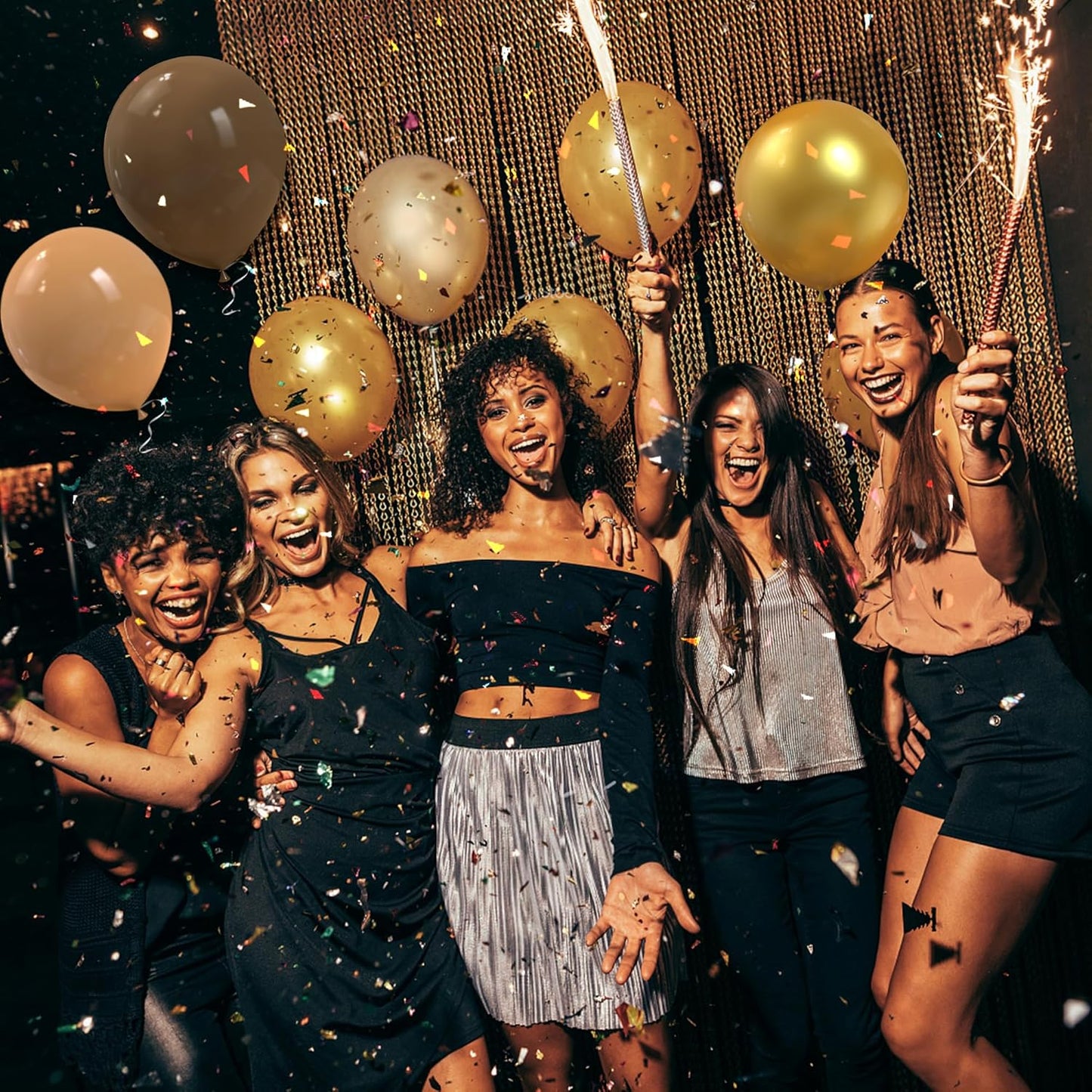 Gold Balloons, 30 Pcs Gold Party Latex Balloons for Balloon Garland or Balloon Arch as Party Decorations, Celebrating Birthday Graduation Wedding Festival Party Decoration