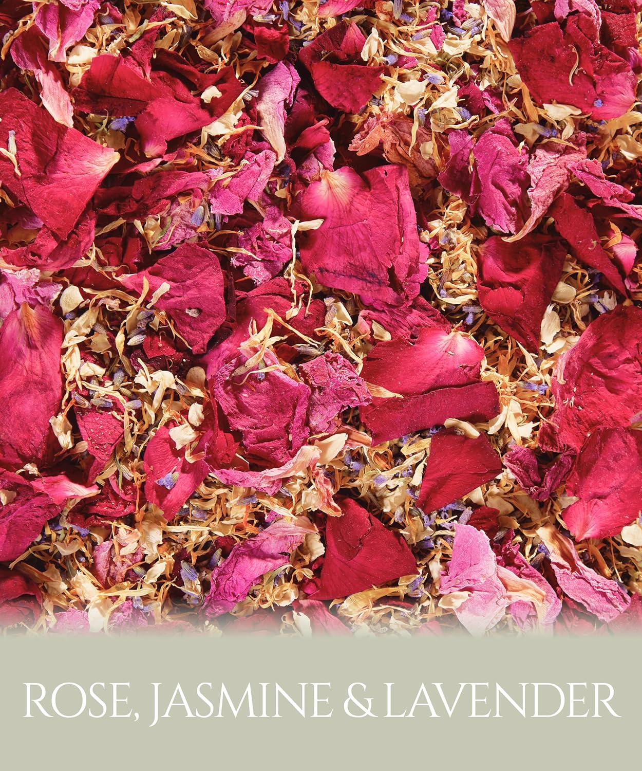 Flora & Bloom Biodegradable Confetti For 28 Guests | Dried Flowers (180g, 0.4lbs) | Wedding Confetti | Jasmine, Lavender & Rose Petals | Wedding Decorations