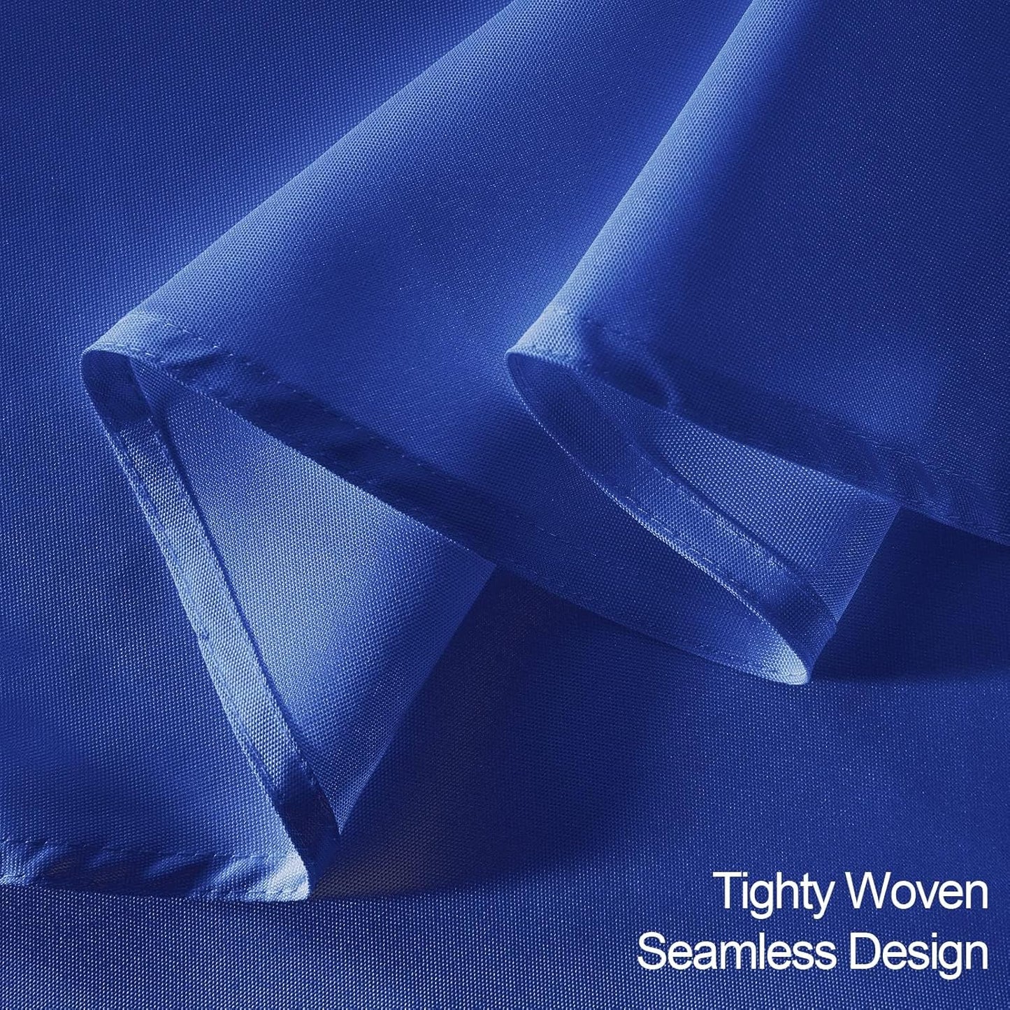 EMART Round Tablecloth Blue (4 Pack) 120 inch Circular Polyester Table Cover for Wedding Decor, Birthday Party, Banquet and Formal Events