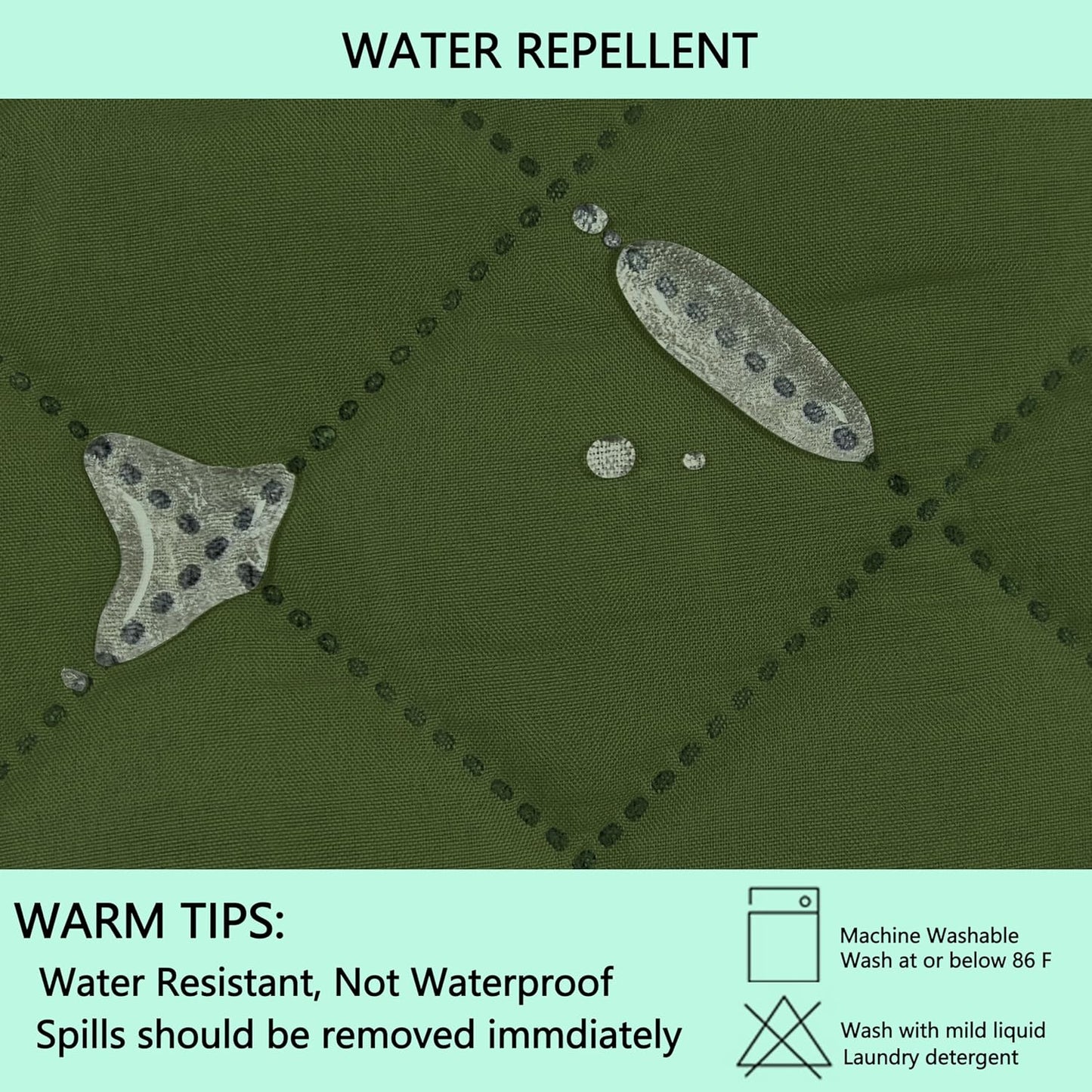 Reversible Loveseat Sofa Covers Couch Cover Furniture Protector(Loveseat,Huntergreen/Sage)