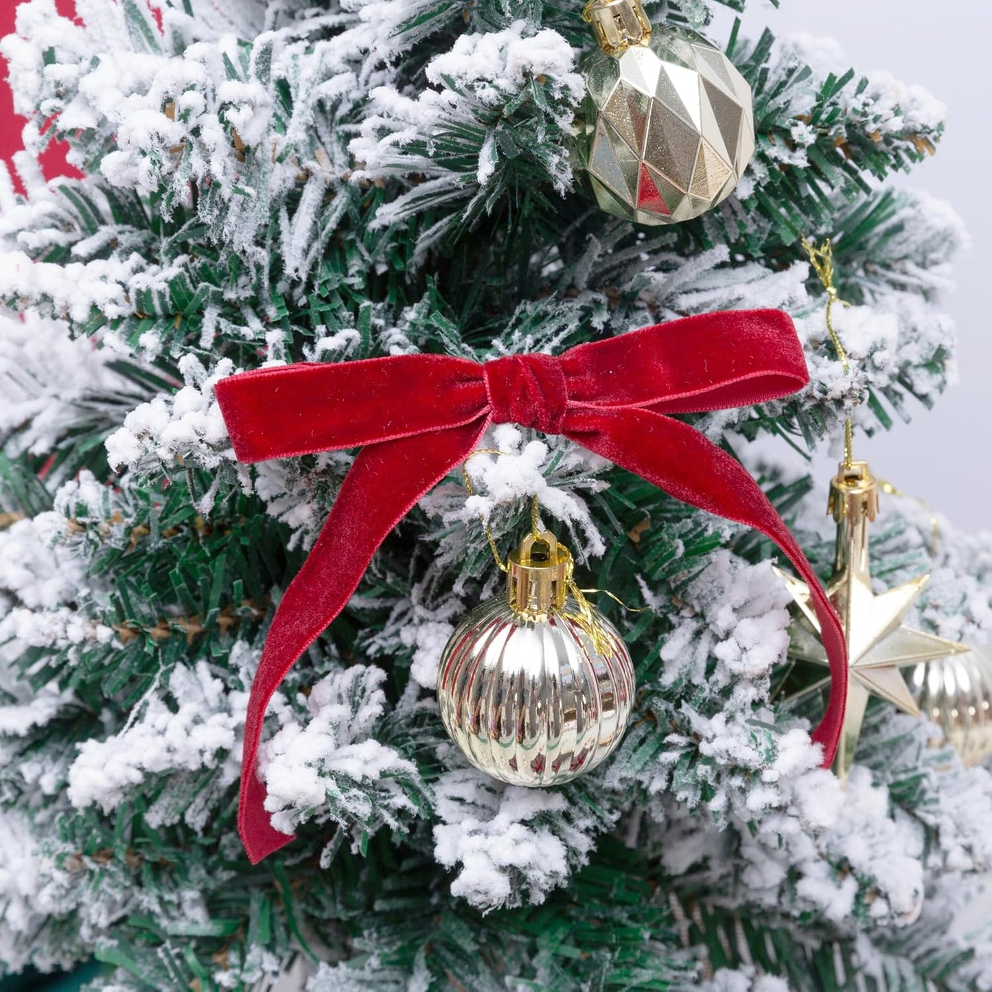 Vintage Red Velvet Ribbon, 5/8 Inch X 25Yd