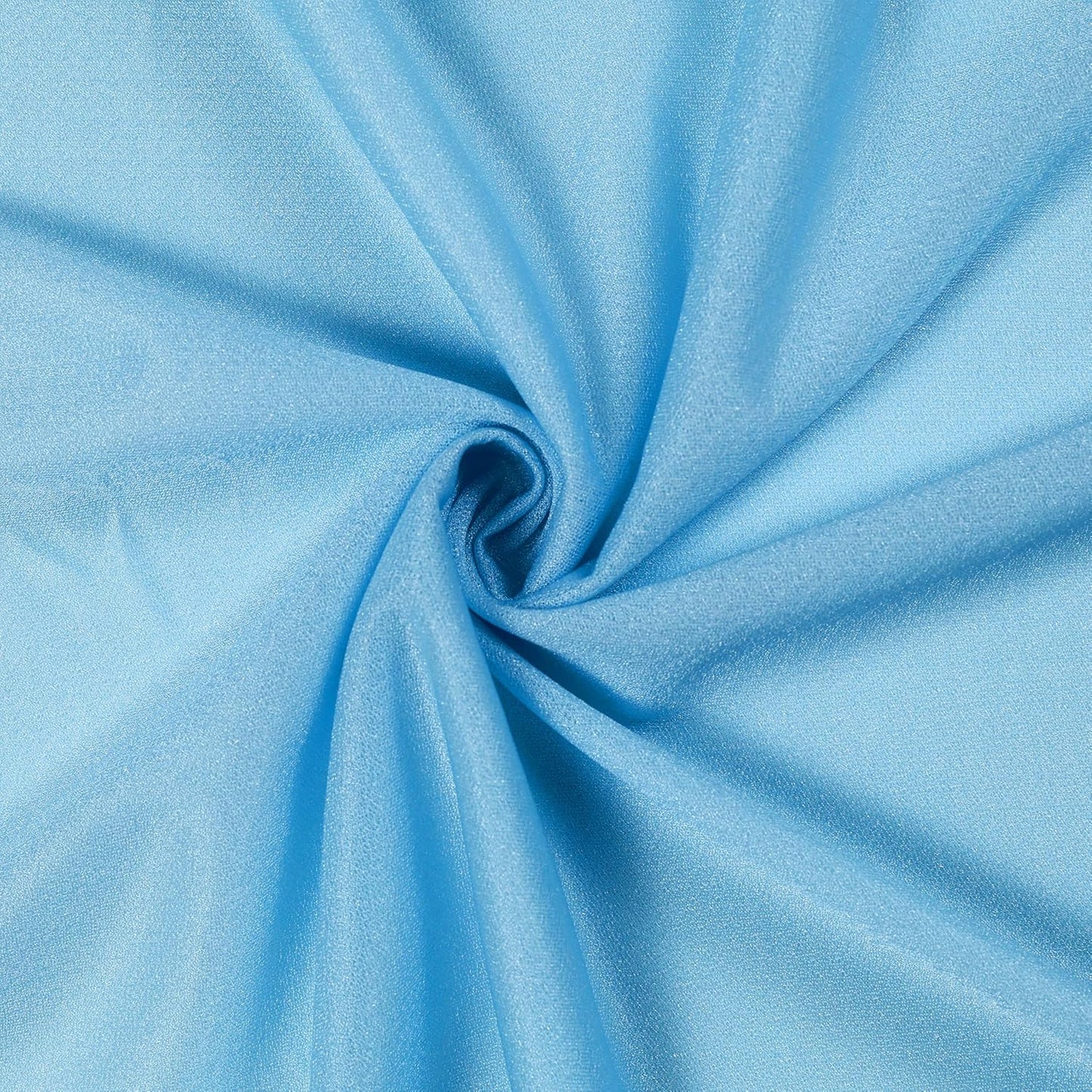 VDS Pack of 4 Panel (30 Inch X 20 Feet) Wedding Arch Draping Fabric Sheer Chiffon Fabric Drapery for Wedding Ceremony Reception Swag Backdrop Canopy Chuppah ARBO Altars Decoration (Turquoise)